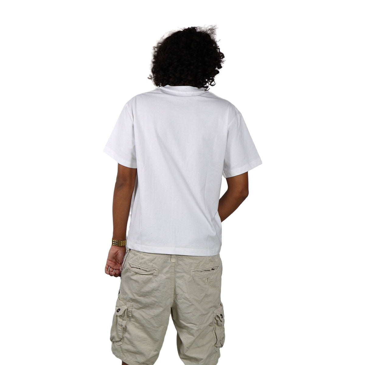 BRAINWASH TEE on model, back