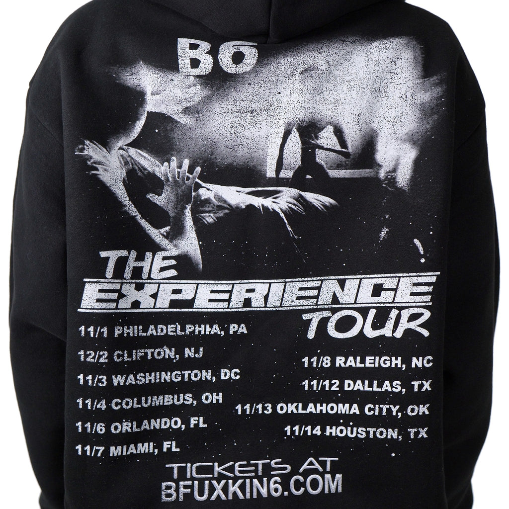 EXPERIENCE TOUR HOODIE back print detail