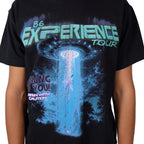 LISTENWITHCAUTION TEE front print detail