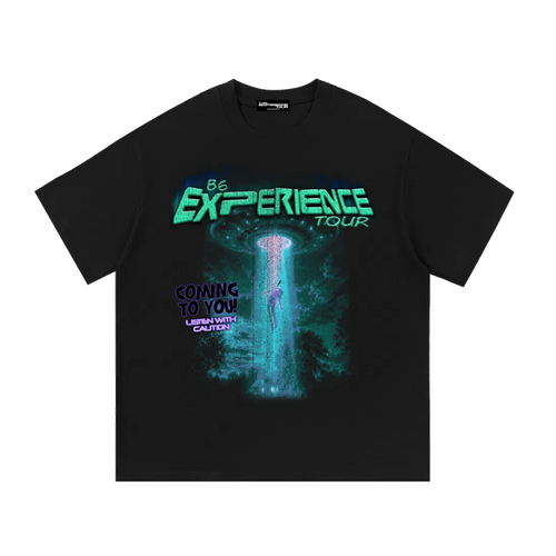 LISTENWITHCAUTION TEE front
