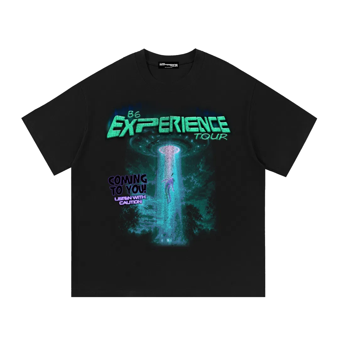 LISTENWITHCAUTION TEE front
